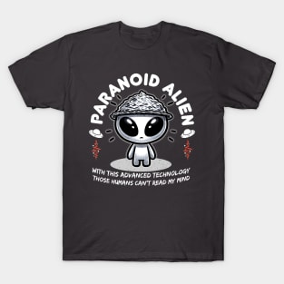 Alien Wearing Tin Foil Hat T-Shirt